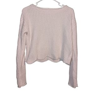 Abound White Chenille Knit Sweater